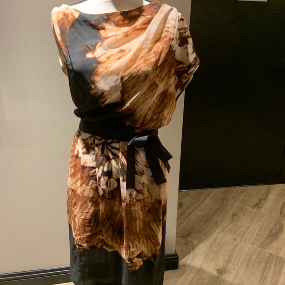 Abstract pattern Robert Rodriguez silk dress - Picture 2 of 3